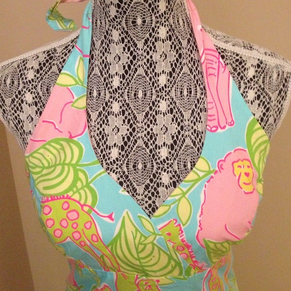 ❌Sold❌Lilly Pulitzer Halter Dress❌sold❌ - Picture 3 of 4