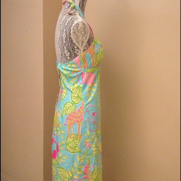 ❌Sold❌Lilly Pulitzer Halter Dress❌sold❌ - Picture 4 of 4