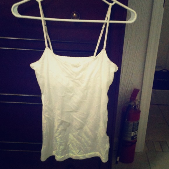 Off white Tank. "SOLD"