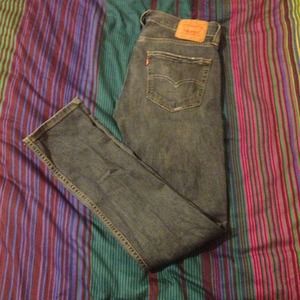 Mens super skinny Levi jeans
