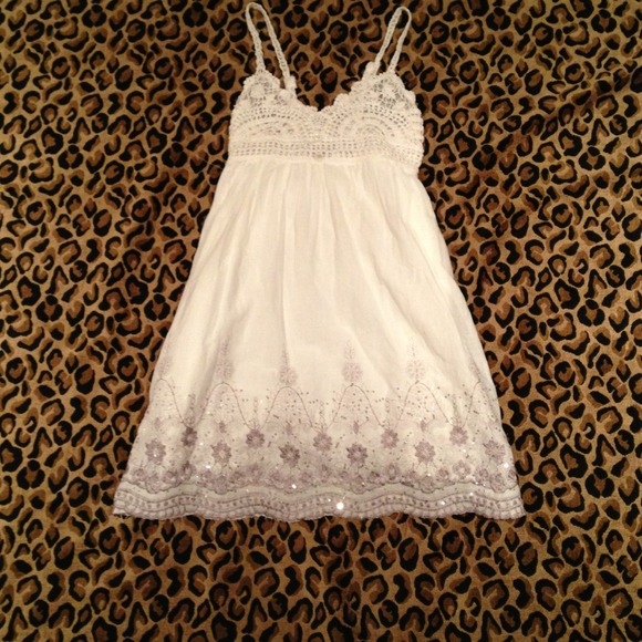 American rag white summer dress. Xsmall