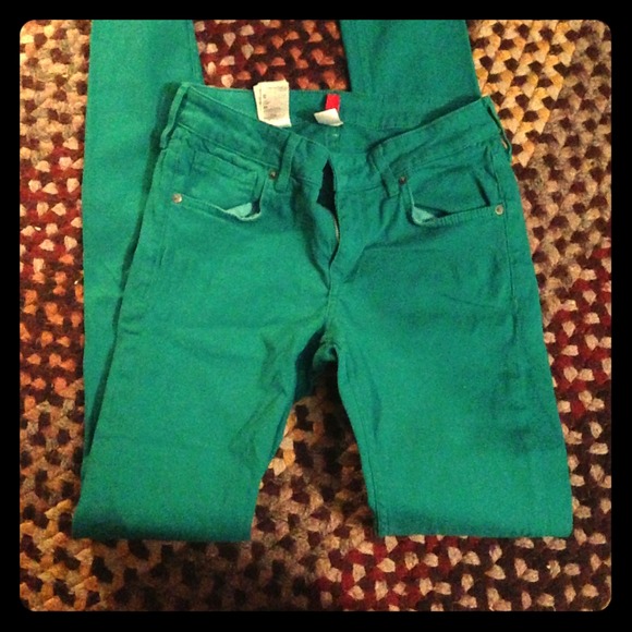 teal pants! - Picture 1 of 2