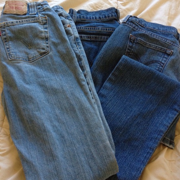 Levi's ! Two pairs! 6 LONG SOLD IN BUNDLE !!! - Picture 1 of 1