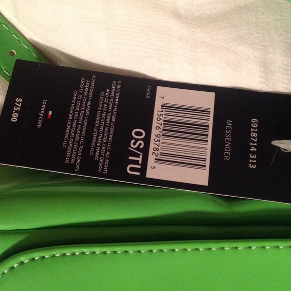 Sale - Fun green Tommy Messenger bag - Picture 4 of 4