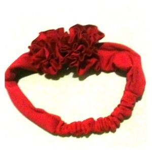 Red flower like headband!