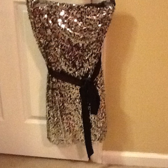 Silver sequence dress