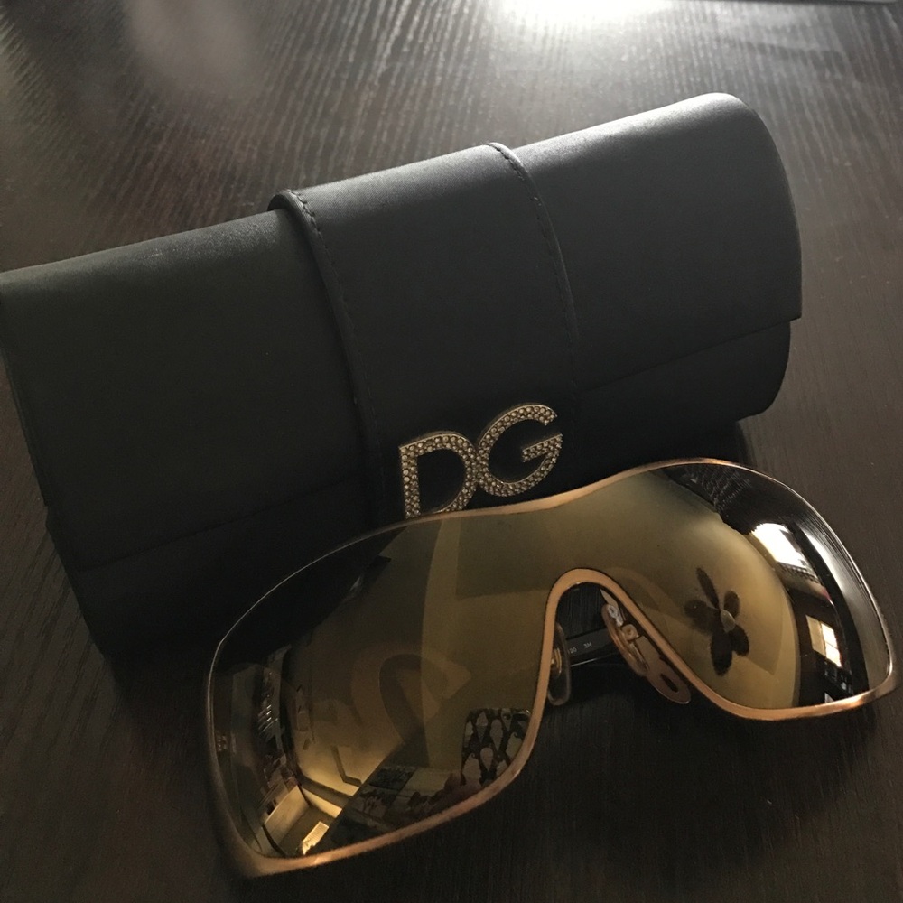 Dolce & Gabbana Gold/Bronze Sunglasses