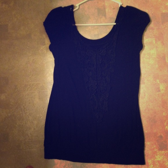 Black lace top