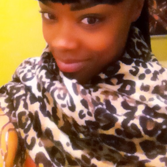 BeBe leopard print scarf!