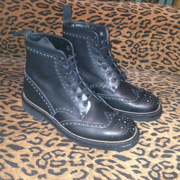 Men's Prada Wingtip Boot - Picture 1 of 3
