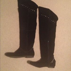 MIA Over The Knee 'Highness' Studded Boots