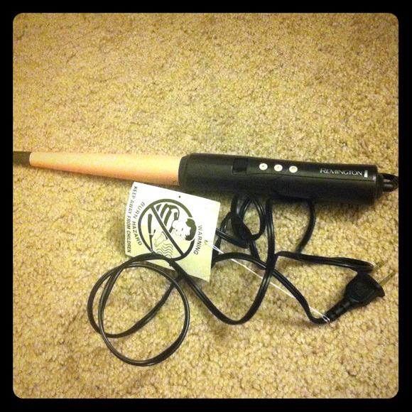 Remington Clip less curling iron.
