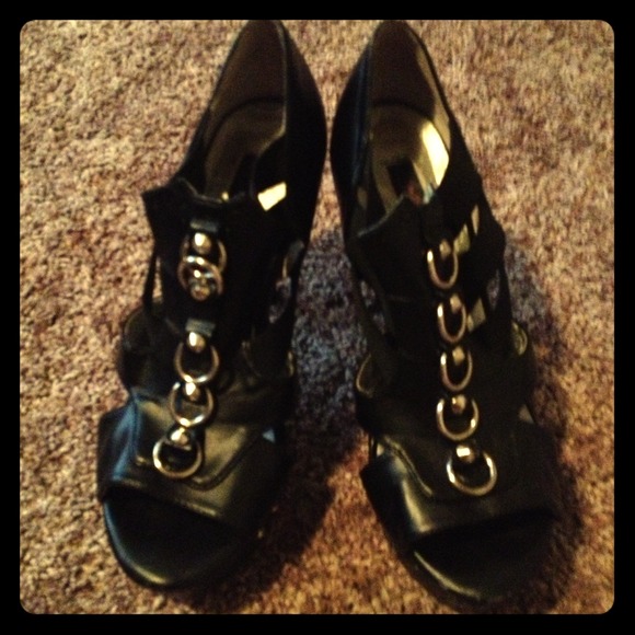 Black stilettos