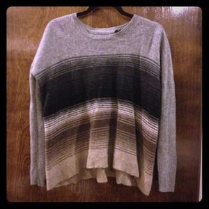 Striped quotation sweater from Bloomingdales.