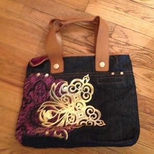 Cute denim tote