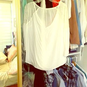 Lace ivory shirt - NEW