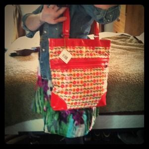 Frill by Vera Bradley Large tote-weather resistant