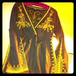 Lucky Brand embroidered tunic/dress😚😚 $5 OFF