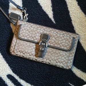 Authentic Coach Wristlet