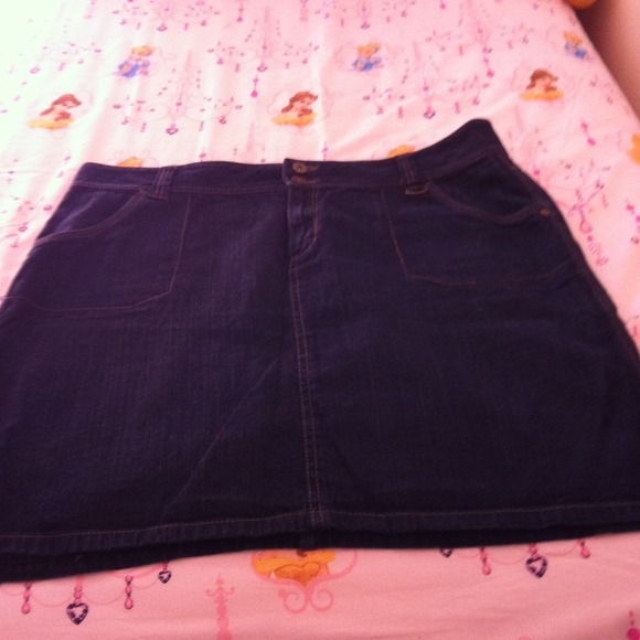 Traded with @crystal4867 Denim Skirt