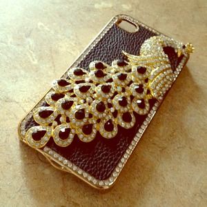 3D Crystal Peacock Case for Iphone 4/4s !