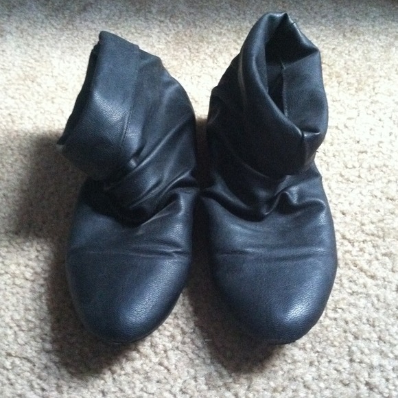 Slouchy Blank Ankle Boots