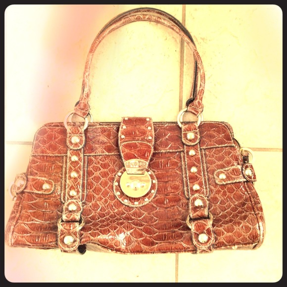 Guess snake skin purse