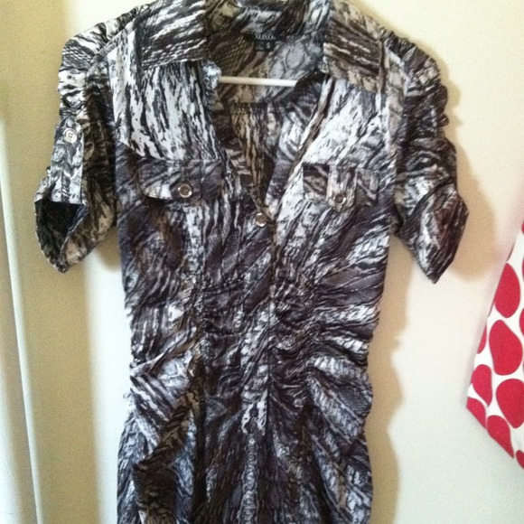 Xoxo black/white/grey dress