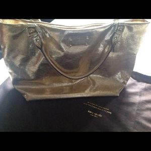 Kate Spade New York's Metallic Leather Tote