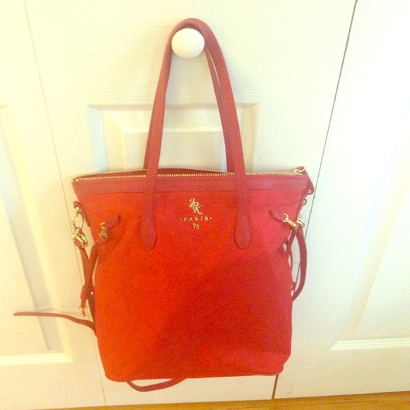 Authentic JPK Paris 75 red cross body