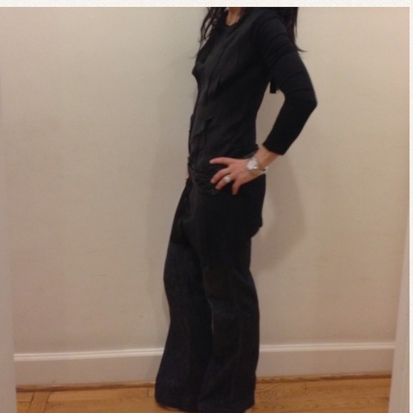 BUNDLE  black tunic top very chic WITH  pink top - Picture 2 of 4