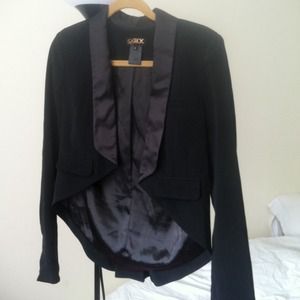 Reduced -Black tuxedo blazer