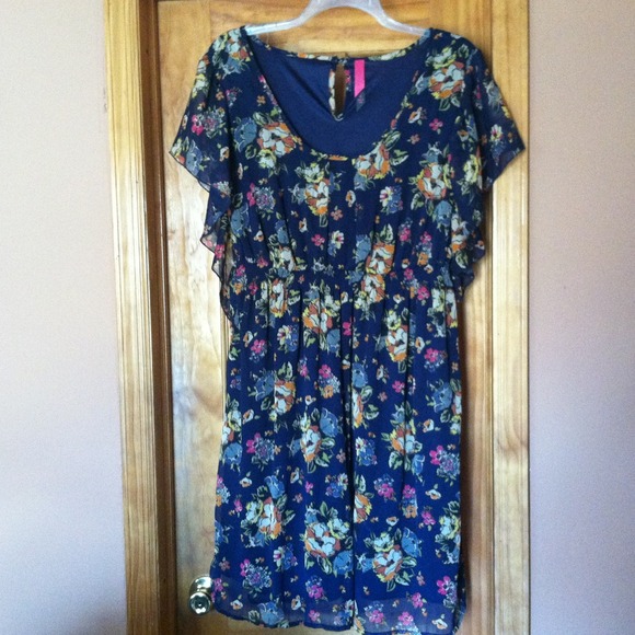 Pure energy navy floral dress