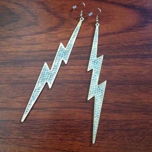 lightning bolt earrings