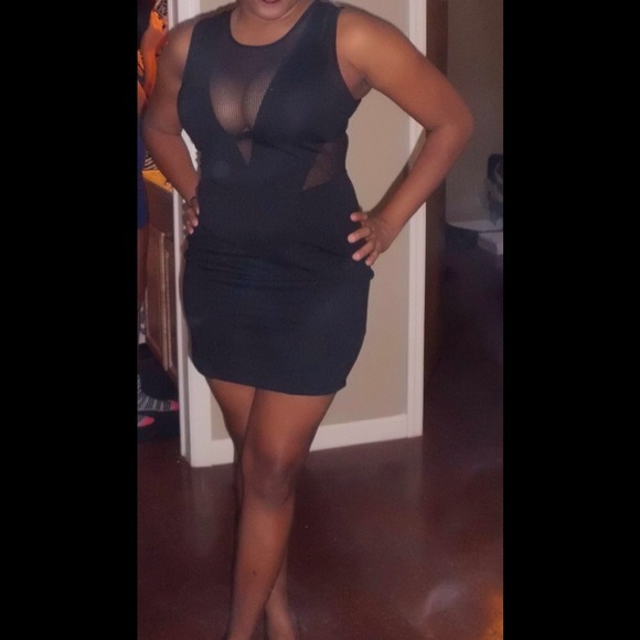 Front/Side Mesh Dress lightly worn twice