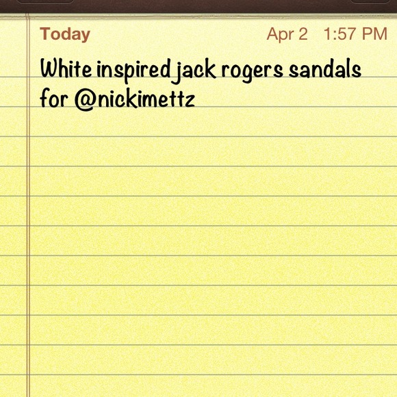 White inspired jack rogers
