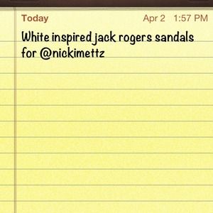 White inspired jack rogers