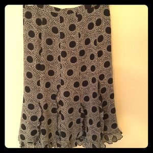 Black and white skirt