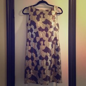 Muse Two-toned Gold Sequin Dress sz 4