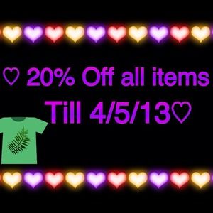 Ladies ONLY 3 Days left for 20% OFF