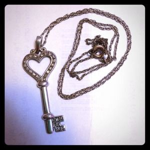 Key heart Necklace