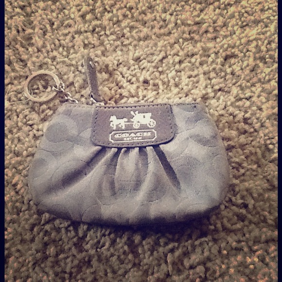 New Coach Madison Dotted Op Art Keyring wallet