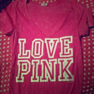 Hold 🚫🚫🚫 Victoria's Secret pink shirt