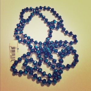 ❌SOLD❌REDUCED Blue Beaded Necklace