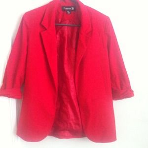 Red blazer