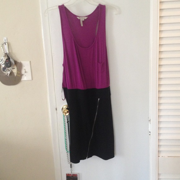 BCBGeneration purple and black dress. Size l