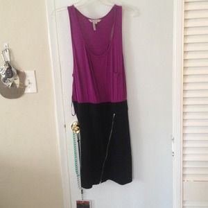 BCBGeneration purple and black dress. Size l BCBGeneration purple and black dress. Size l