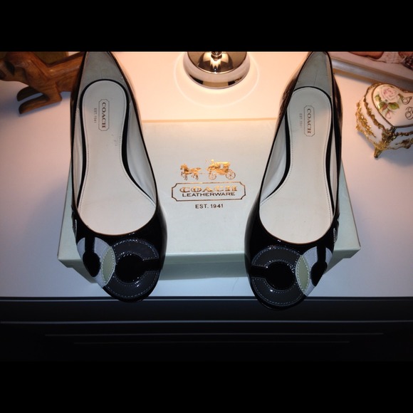 Coach Shoes - Coach Patent Flats