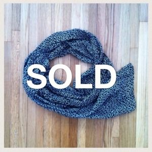 SOLD: Black and White Scarf