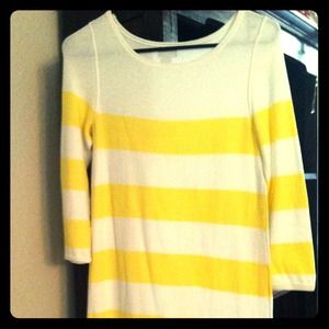 Striped sweater dress